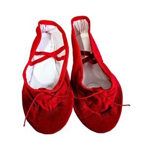 Daydance Size 40 Ballet Flats Classic Red Rhythmic Gymnastics Dance Shoes